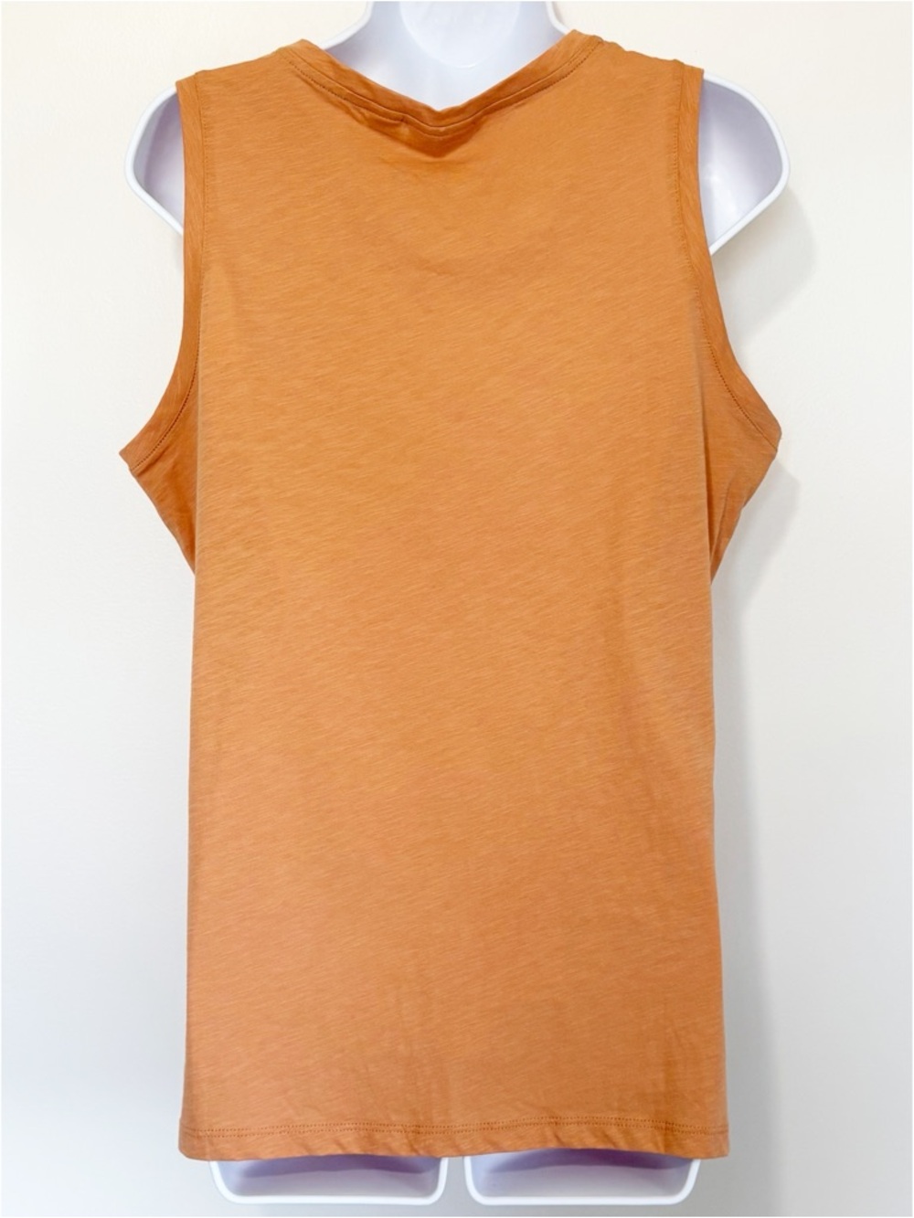CHRISTIAN SIRIANO New York Pima Cotton Sleeveless Tank Top Relaxed Fit Large - Picture 3 of 7